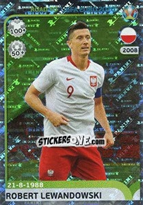 Figurina Robert Lewandowski - Road to UEFA Euro 2020 - Panini