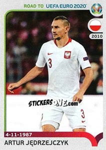 Sticker Artur Jędrzejczyk - Road to UEFA Euro 2020 n. 214 - Panini