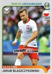 Sticker Jakub Blaszczykowski - Road to UEFA Euro 2020 n. 219 - Panini