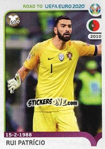 Sticker Rui Patrício - Road to UEFA Euro 2020 n. 227 - Panini