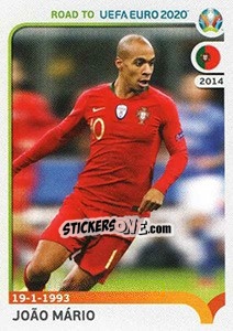 Cromo João Mário - Road to UEFA Euro 2020 - Panini