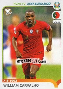 Sticker William Carvalho - Road to UEFA Euro 2020 n. 236 - Panini