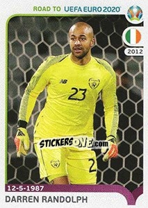 Cromo Darren Randolph - Road to UEFA Euro 2020 - Panini