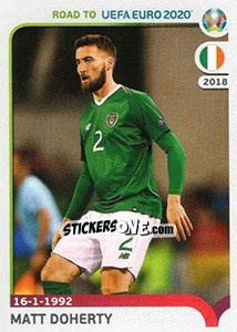 Sticker Matt Doherty - Road to UEFA Euro 2020 n. 246 - Panini