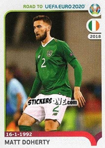 Cromo Matt Doherty - Road to UEFA Euro 2020 - Panini