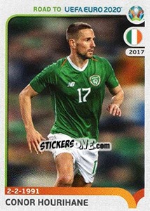 Sticker Conor Hourihane - Road to UEFA Euro 2020 n. 250 - Panini