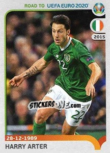 Sticker Harry Arter - Road to UEFA Euro 2020 n. 254 - Panini