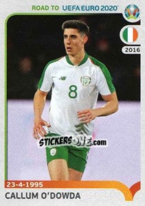 Cromo Callum O'Dowda - Road to UEFA Euro 2020 - Panini