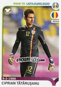 Cromo Ciprian Tătărușanu - Road to UEFA Euro 2020 - Panini