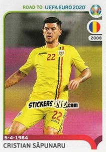 Sticker Cristian Săpunaru - Road to UEFA Euro 2020 n. 260 - Panini