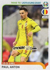 Sticker Paul Anton - Road to UEFA Euro 2020 n. 267 - Panini