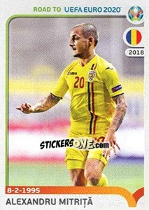 Cromo Alexandru Mitriță - Road to UEFA Euro 2020 - Panini