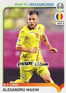 Figurina Alexandru Maxim - Road to UEFA Euro 2020 - Panini