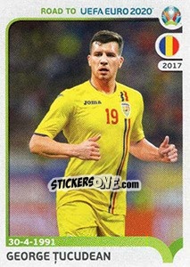 Cromo George Țucudean - Road to UEFA Euro 2020 - Panini