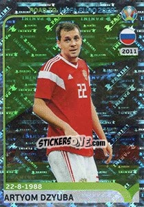 Sticker Artem Dzyuba - Road to UEFA Euro 2020 n. 274 - Panini
