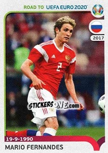 Sticker Mário Fernandes - Road to UEFA Euro 2020 - Panini