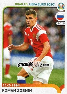 Cromo Roman Zobnin - Road to UEFA Euro 2020 - Panini