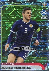 Sticker Andrew Robertson - Road to UEFA Euro 2020 - Panini