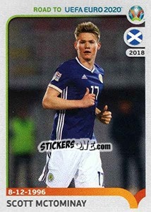 Figurina Scott McTominay - Road to UEFA Euro 2020 - Panini