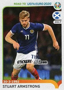 Sticker Stuart Armstrong - Road to UEFA Euro 2020 n. 297 - Panini