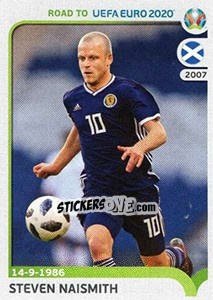 Sticker Steven Naismith - Road to UEFA Euro 2020 n. 301 - Panini