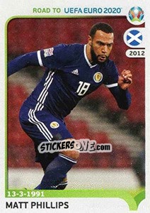 Sticker Matt Phillips - Road to UEFA Euro 2020 n. 304 - Panini