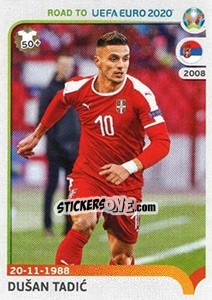 Figurina Dušan Tadic - Road to UEFA Euro 2020 - Panini