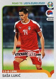 Sticker Saša Lukic - Road to UEFA Euro 2020 - Panini