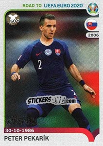 Sticker Peter Pekarík - Road to UEFA Euro 2020 - Panini