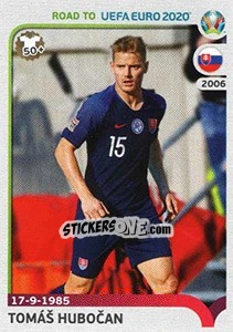 Sticker Tomáš Hubocan - Road to UEFA Euro 2020 n. 325 - Panini