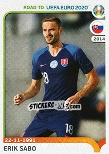 Cromo Erik Sabo - Road to UEFA Euro 2020 - Panini