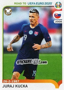 Sticker Juraj Kucka - Road to UEFA Euro 2020 - Panini