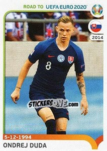 Sticker Ondrej Duda - Road to UEFA Euro 2020 n. 331 - Panini