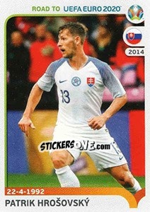Sticker Patrik Hrošovský - Road to UEFA Euro 2020 n. 332 - Panini