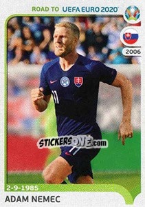 Sticker Adam Nemec - Road to UEFA Euro 2020 n. 337 - Panini