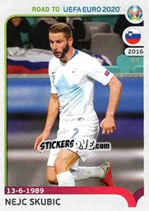 Sticker Nejc Skubic - Road to UEFA Euro 2020 n. 340 - Panini