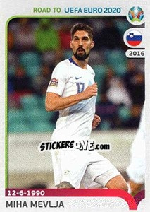 Sticker Miha Mevlja - Road to UEFA Euro 2020 - Panini