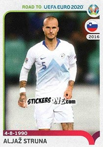 Sticker Aljaž Struna - Road to UEFA Euro 2020 n. 343 - Panini