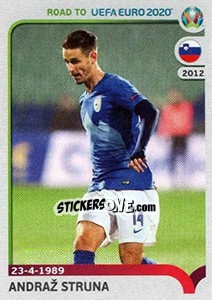 Cromo Andraž Struna - Road to UEFA Euro 2020 - Panini