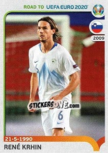 Sticker Rene Krhin - Road to UEFA Euro 2020 - Panini