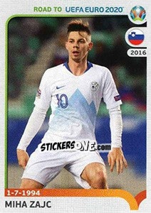 Sticker Miha Zajc - Road to UEFA Euro 2020 n. 348 - Panini