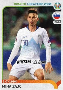 Sticker Miha Zajc - Road to UEFA Euro 2020 - Panini