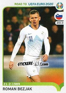 Sticker Roman Bezjak - Road to UEFA Euro 2020 n. 352 - Panini