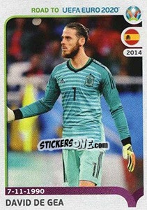 Sticker David de Gea - Road to UEFA Euro 2020 n. 355 - Panini