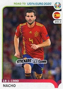 Sticker Nacho Fernández - Road to UEFA Euro 2020 n. 358 - Panini