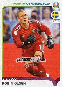 Sticker Robin Olsen - Road to UEFA Euro 2020 n. 371 - Panini