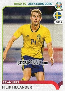 Sticker Filip Helander - Road to UEFA Euro 2020 n. 374 - Panini