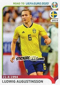 Sticker Ludwig Augustinsson - Road to UEFA Euro 2020 n. 375 - Panini