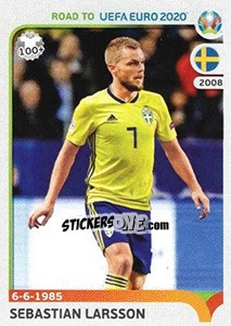Sticker Sebastian Larsson - Road to UEFA Euro 2020 n. 378 - Panini