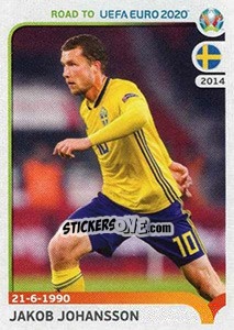 Sticker Jakob Johansson - Road to UEFA Euro 2020 n. 380 - Panini
